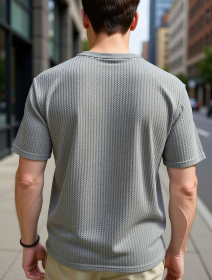 Mufali Striped Men Grey T‑Shirt – 85% OFF Review & Lowest Price Deal