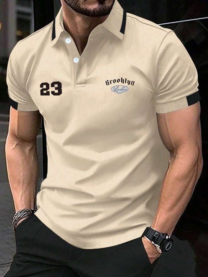 64% OFF MD Printed Men Beige T‑Shirt – Best Polo‑Neck Tee Price Drop 2026