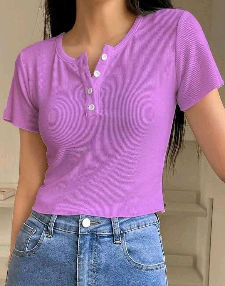 Cesarz Casual Solid Women Purple Top – 70% OFF, Lowest Price ₹178 – Review & Deal