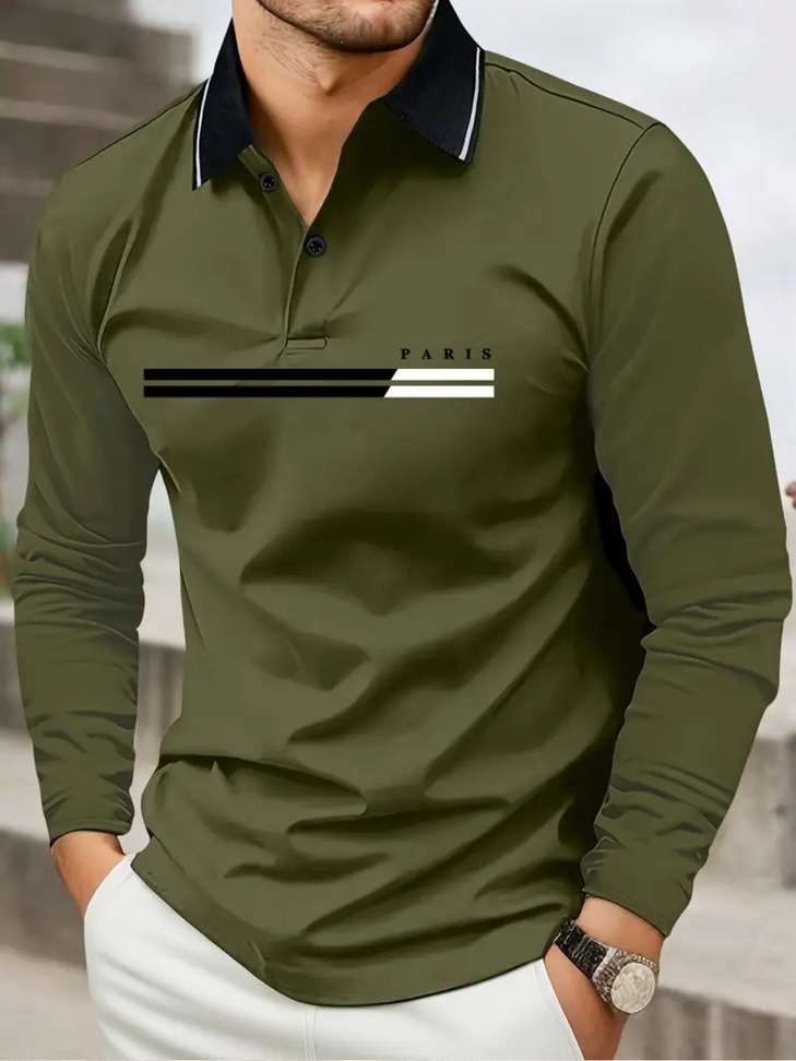 Trendstalk Printed Men Dark Green T Shirt