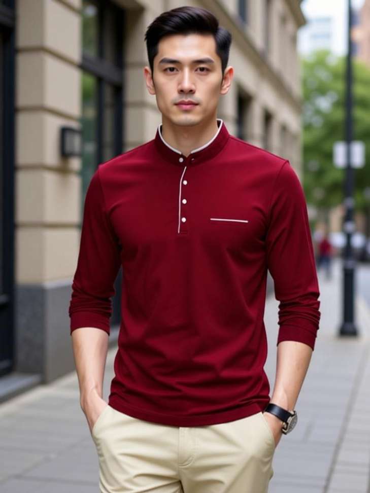 Rap Look Solid Men Maroon T‑Shirt – 84% OFF, Lowest Price ₹201 – Buy Now