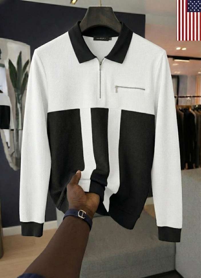 Try Color Block Men’s Black‑White T‑Shirt – 69% OFF, Lowest Price in India