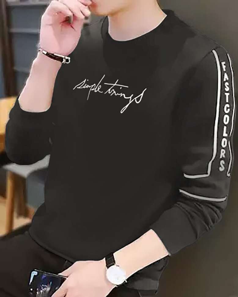 Bike Printed Men Black T‑Shirt – 89% OFF, Only ₹213 at Shopsy