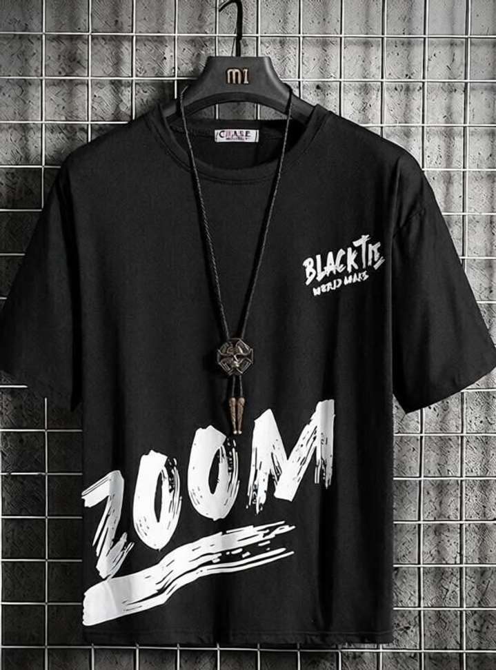 Axxitude Printed Men Black T Shirt