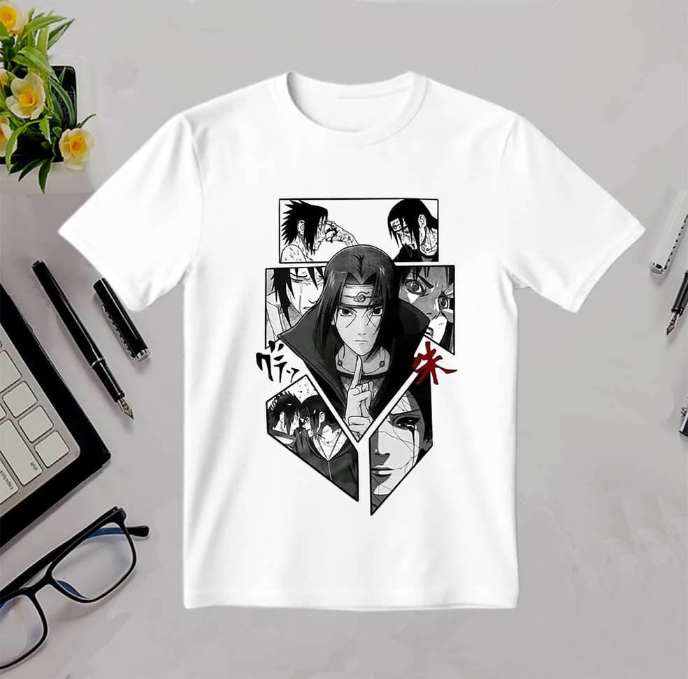 Think Tech Printed Men White T‑Shirt – 68% OFF, Best Anime Graphic Tee