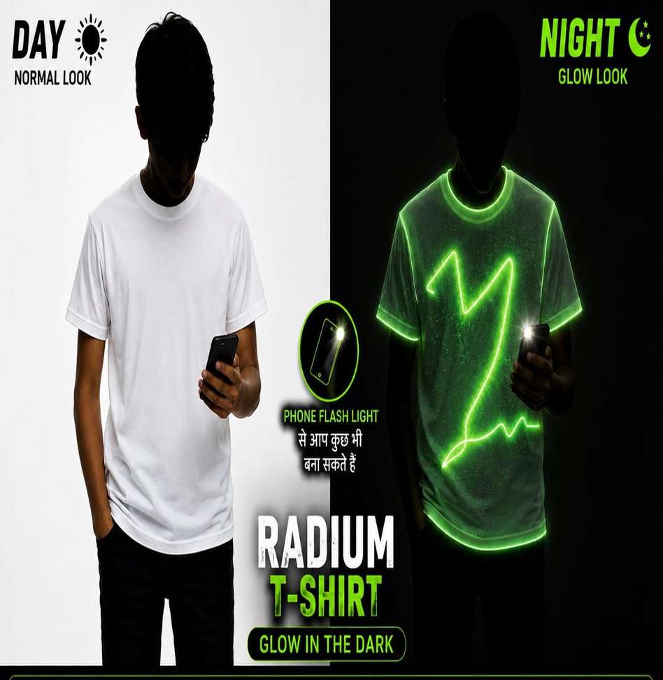 Shopsy Men Round Neck White T-Shirt - Image 4