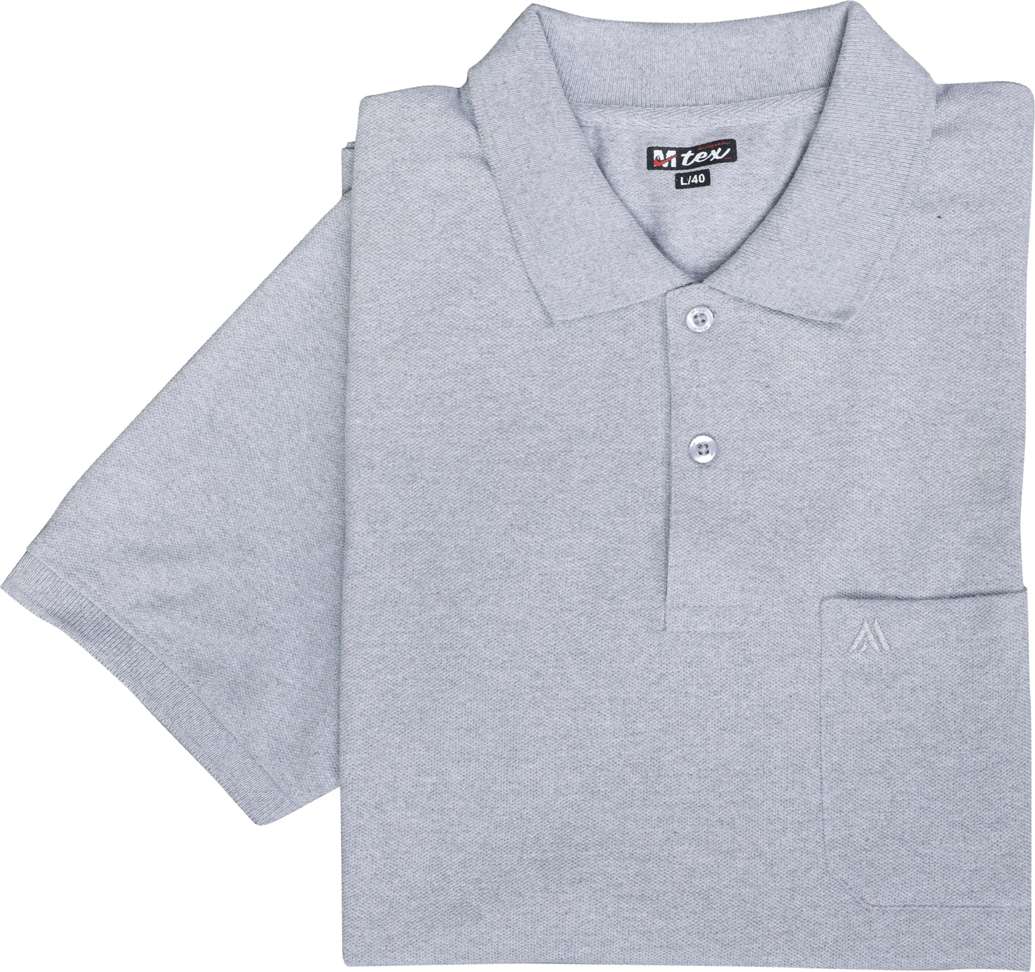 M2Hit Self Design Men Polo Neck White T Shirt