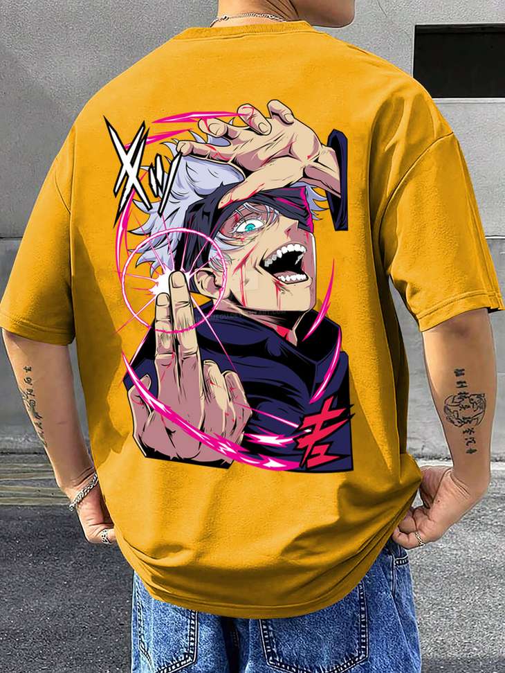Dazzle Fashion Graphic Print Men Yellow T‑Shirt – 85% OFF, Only ₹188 at Shopsy