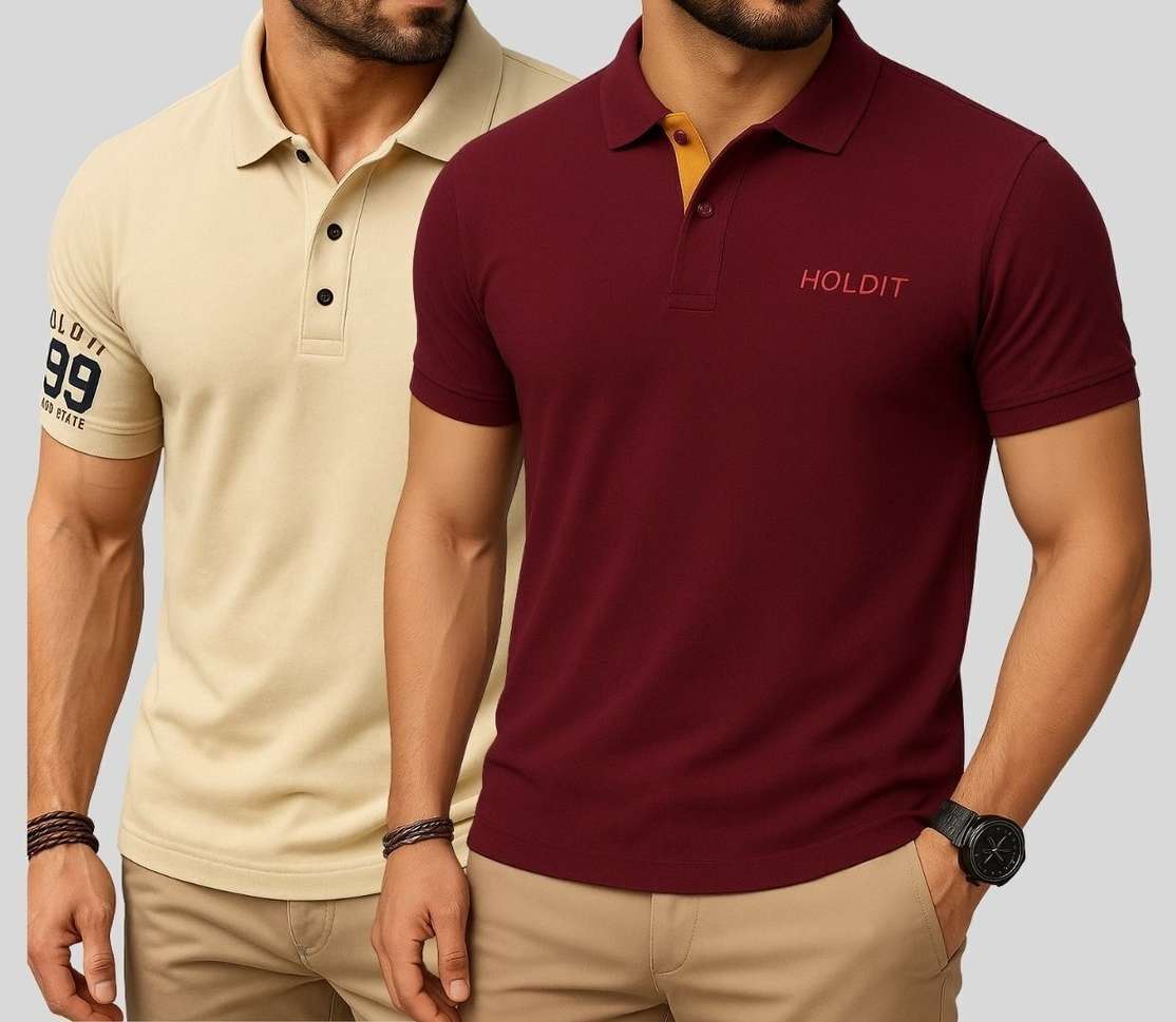 Tazo Printed Men Beige Maroon T Shirt