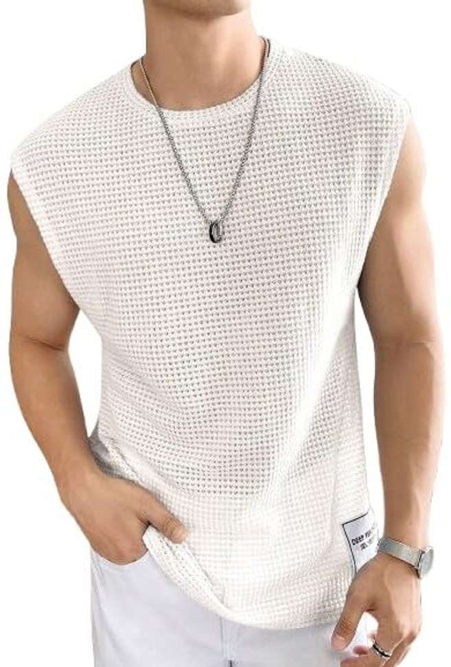 Starvy Woven Men White T‑Shirt – 81% Off Review, Lowest Price Deal
