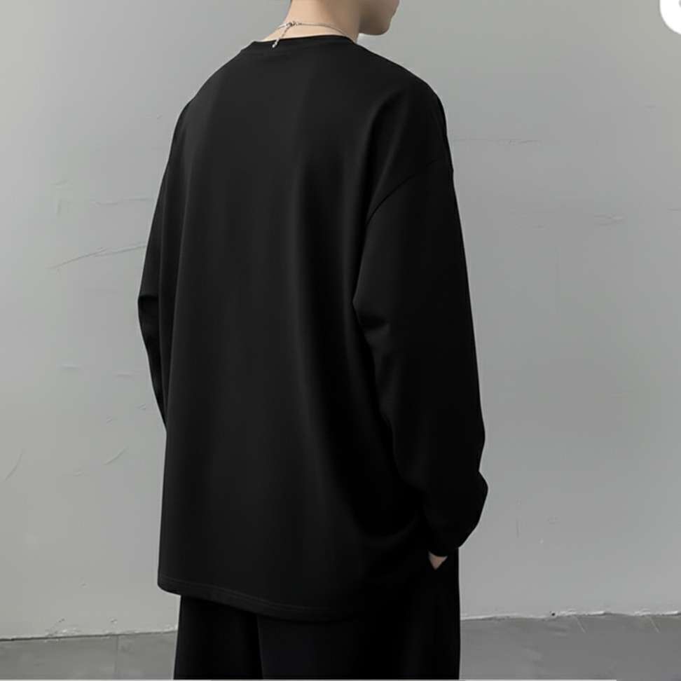 Shopsy Asta Moda Men Black Round Neck T-Shirt - Image 4
