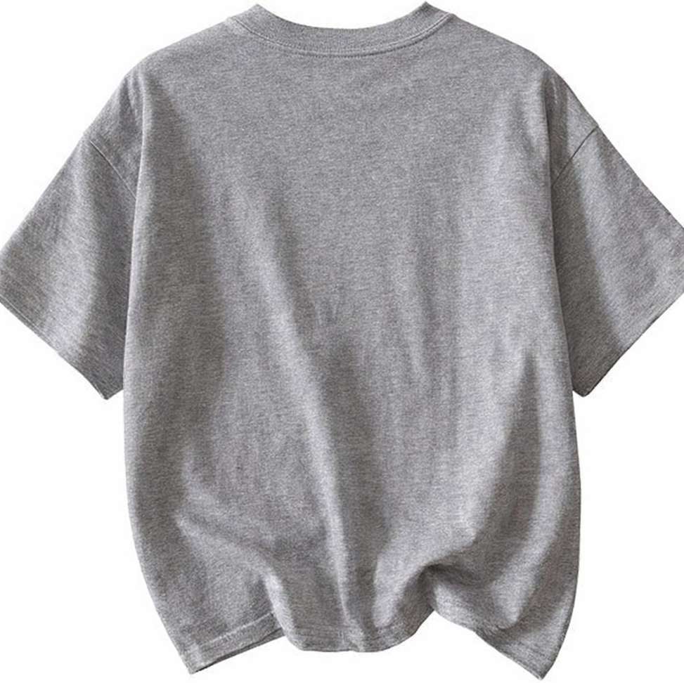 Shopsy Women Grey Round Neck T-Shirt - Image 3