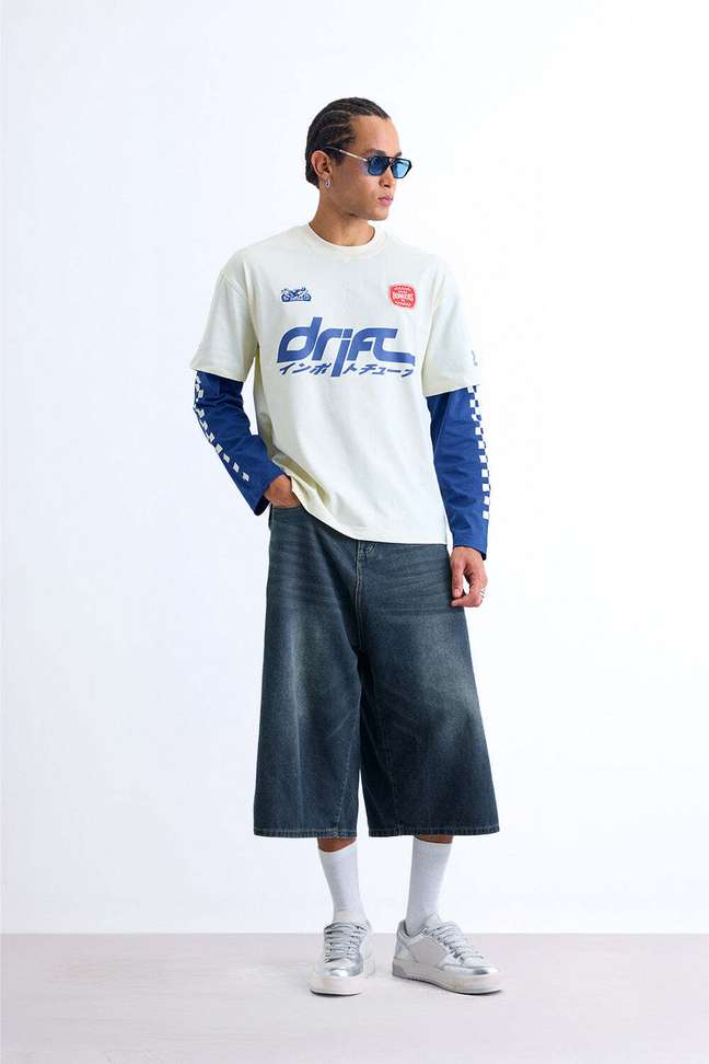 Shopsy Bonkers Corner Men White, Blue T-Shirt - Image 5