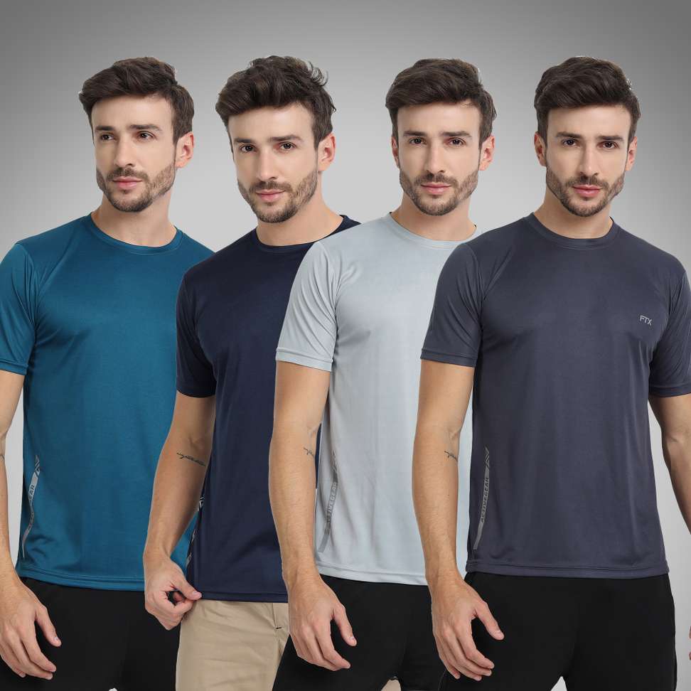 FTX Solid Men Multicolor T‑Shirt Pack of 4 – 75% OFF Deal Review