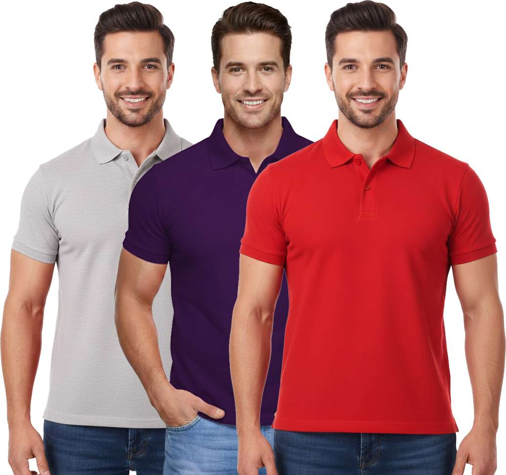 Keoti Solid Men Multicolor T‑Shirt – 54% Off Pack of 3, Lowest Price