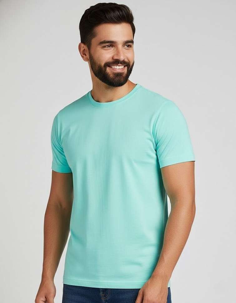Pavistrending Self‑Design Men Light Green T‑Shirt – 60% OFF, ₹398 Deal