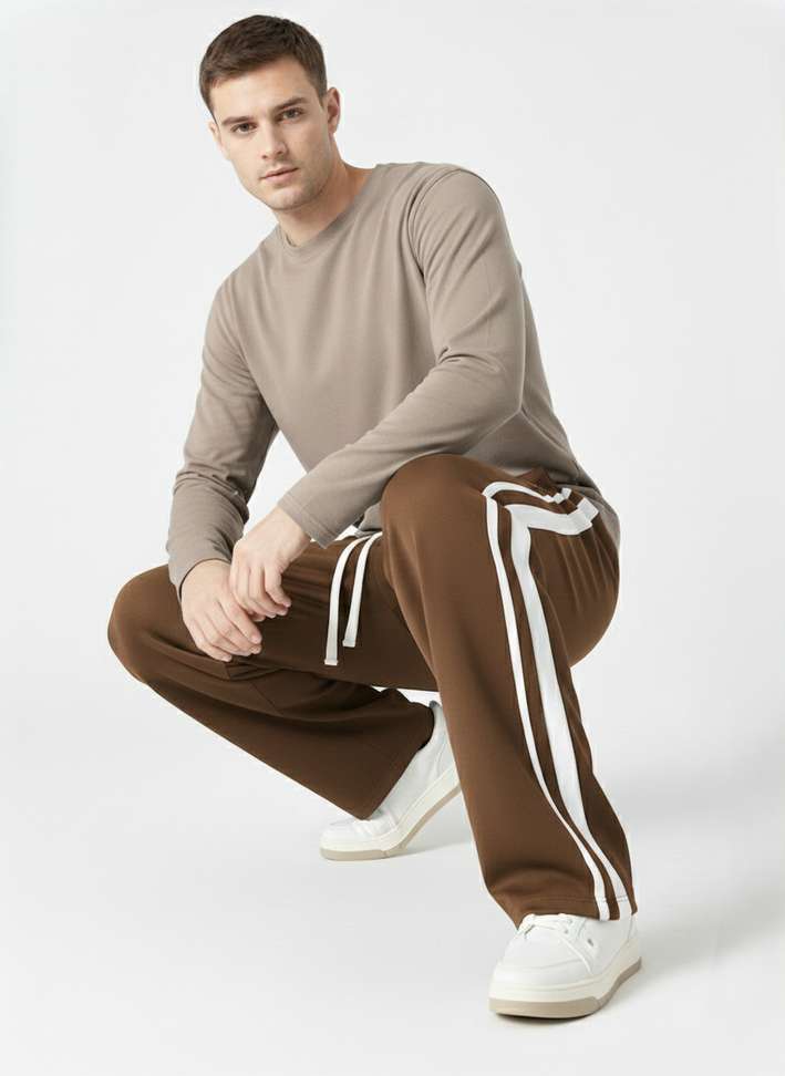 Shopsy rk hub Solid Men Brown Track Pants - Image 3
