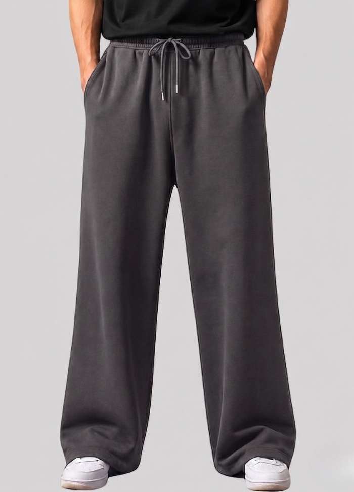 Shopsy NAVII CLOTHING Men Grey Track Pants - Image 4