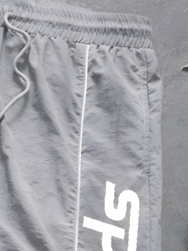Shopsy Povaxpo Men Grey Printed Track Pants - Image 3