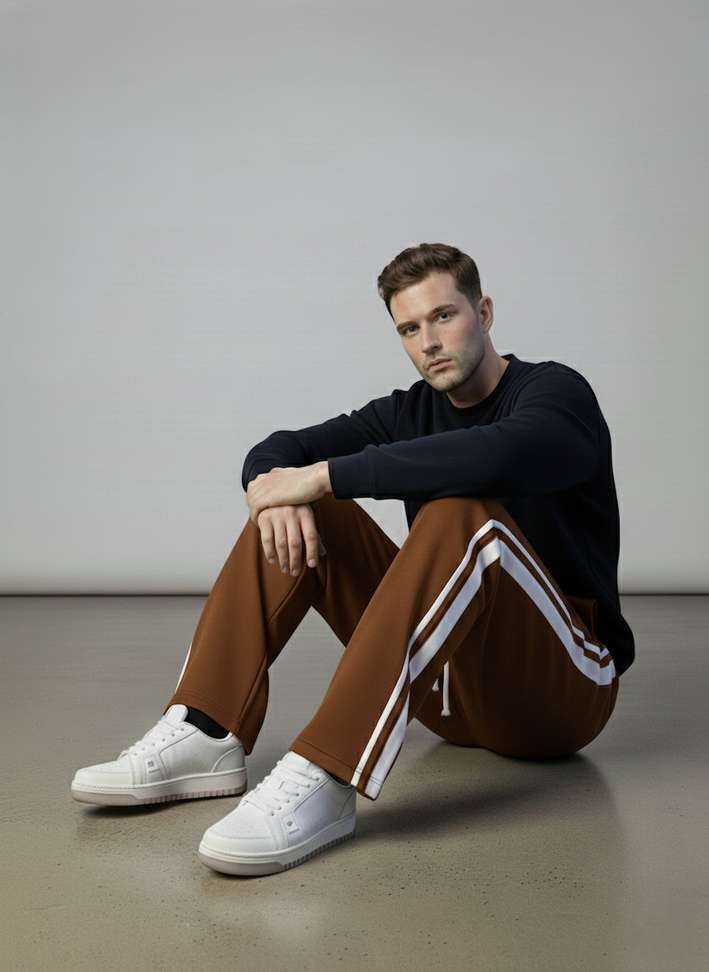 Shopsy rk hub Solid Men Brown Track Pants - Image 6