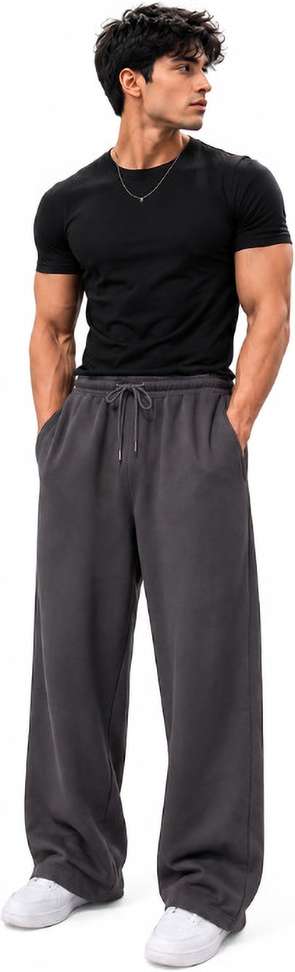 Shopsy NAVII CLOTHING Men Grey Track Pants - Image 6