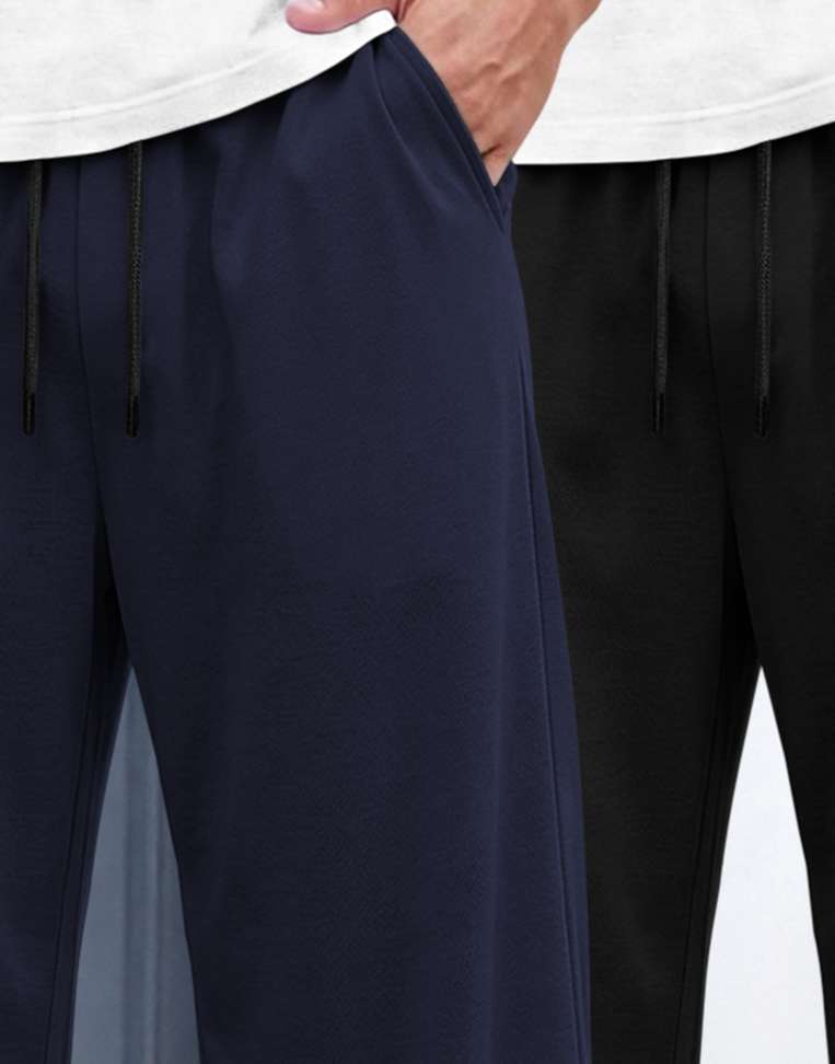 Shopsy MADBROS Men Dark Blue, Black Track Pants - Image 5