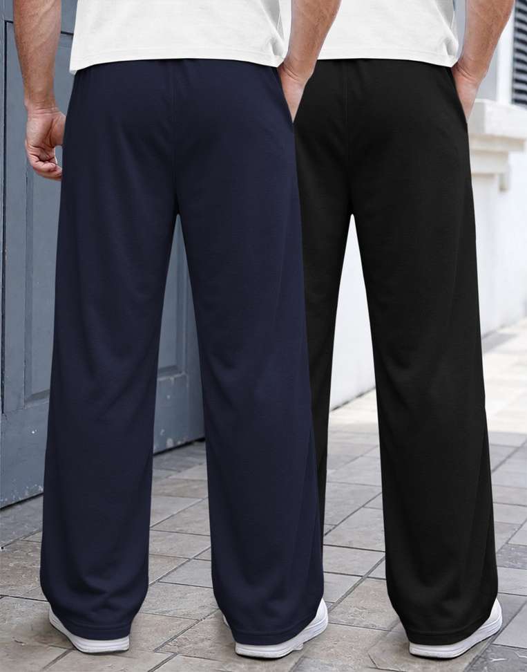 Shopsy MADBROS Men Dark Blue, Black Track Pants - Image 3