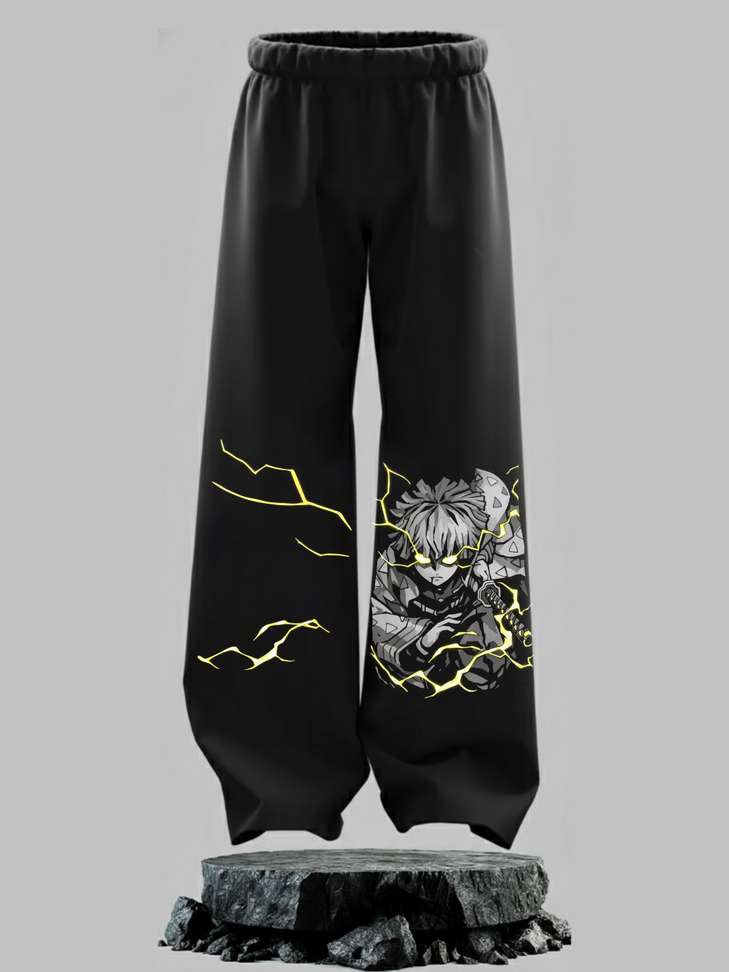 Shopsy RASKELYBAX Printed Men Black Track Pants - Image 2