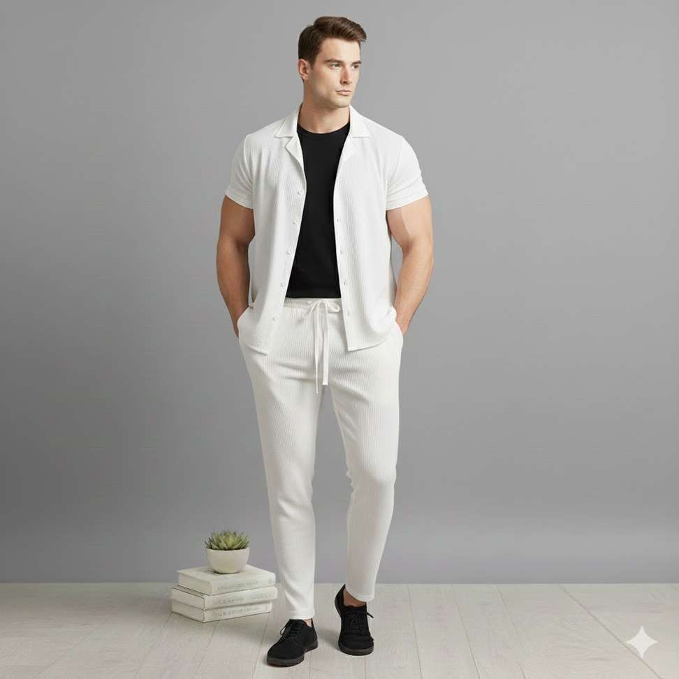 Vally Creation Shirt Pant Western Set