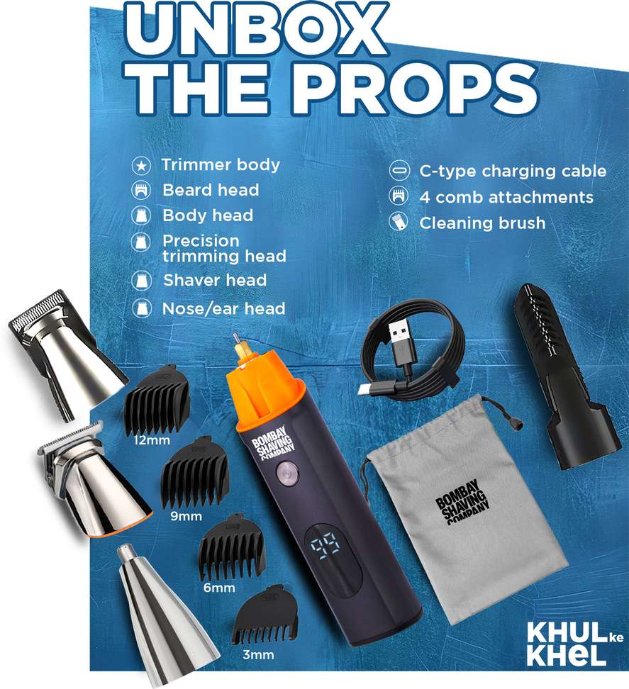 Shopsy BOMBAY SHAVING COMPANY 11-in-1 Full Body Trimmer - Image 4