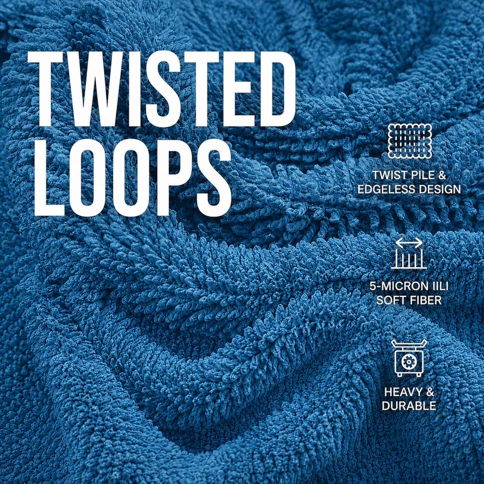 LIVEKEY Microfiber Vehicle Washing Cloth - Image 5