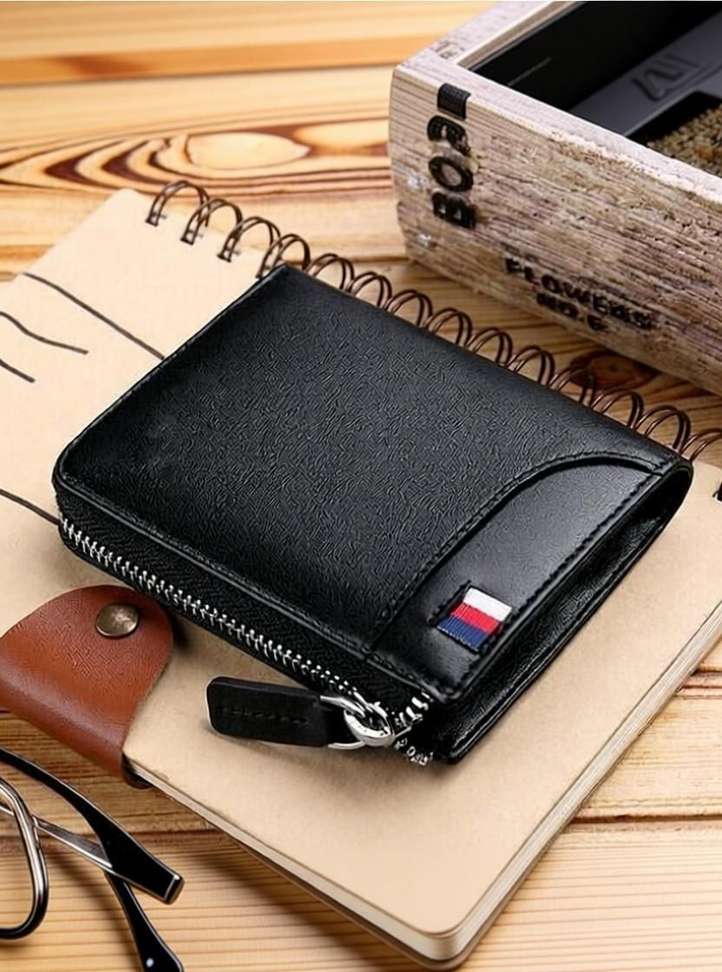 Shopsy watchstar Black Leather Card Holder - Image 3