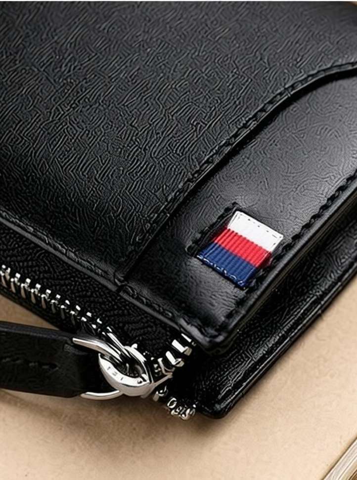 Shopsy watchstar Black Leather Card Holder - Image 7