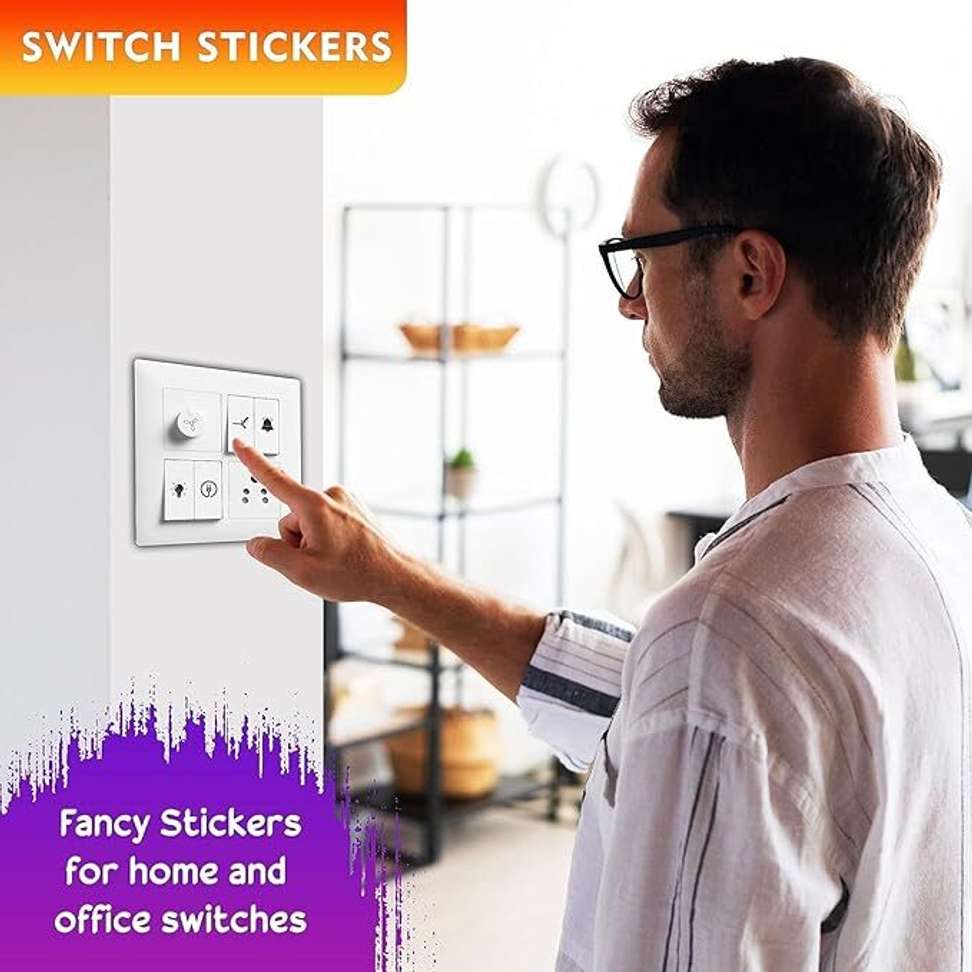 Shopsy Raimo 1.5 cm Switch Sticker for Electric Board Appliances - Image 5
