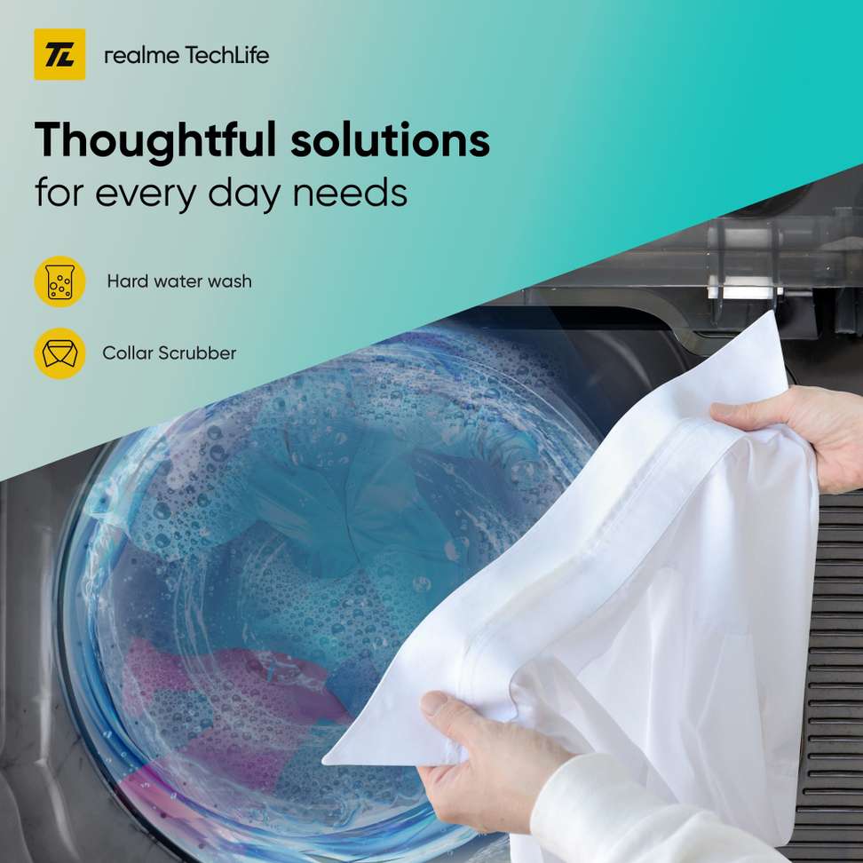 Shopsy realme TechLife 7.5 kg Semi Auto Washing Machine Black - Image 8