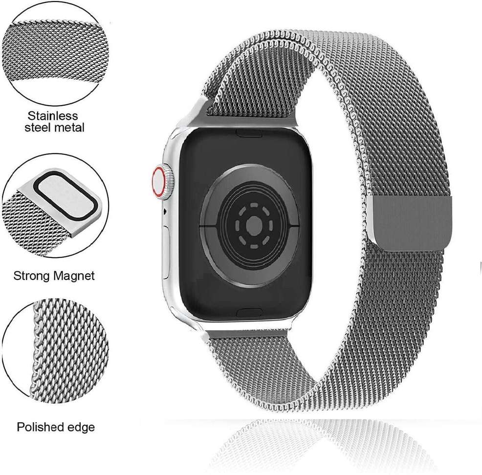 Shopsy TRENDINGVIEW 42/44 mm Heavy Metal Watch Strap - Image 3