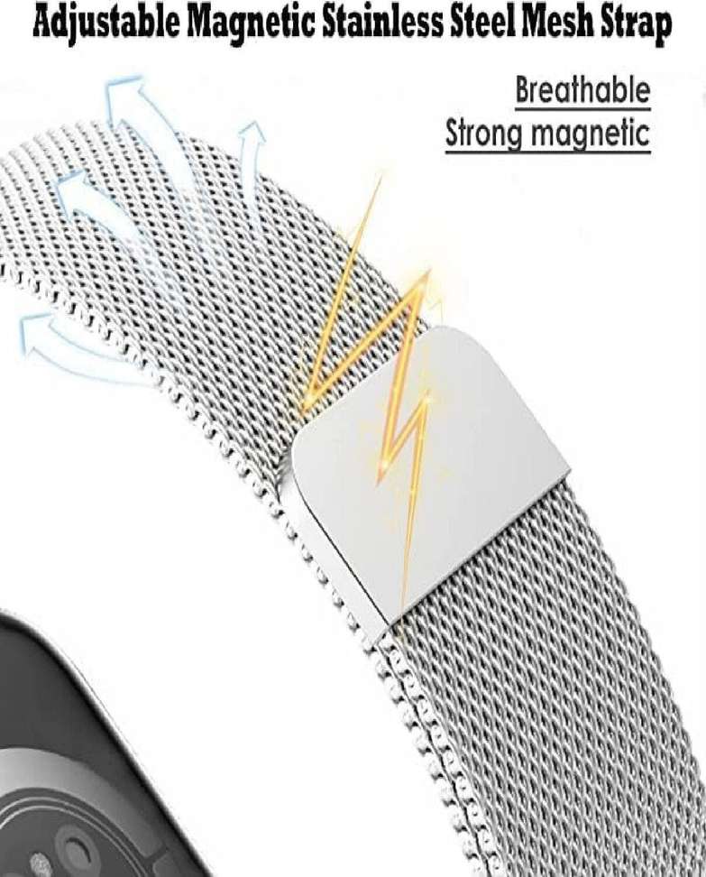 Shopsy TRENDINGVIEW 42/44 mm Heavy Metal Watch Strap - Image 5