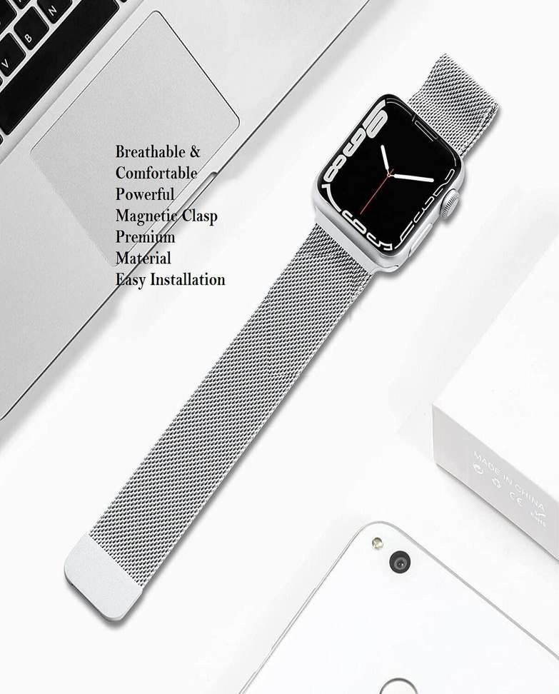 Shopsy TRENDINGVIEW 42/44 mm Heavy Metal Watch Strap - Image 6