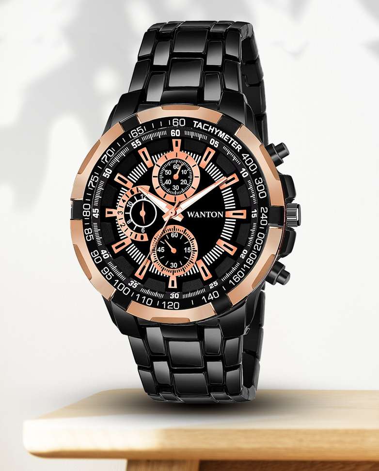 Wanton Watch wanton Black color stylish and professional new variant fashion watches ...