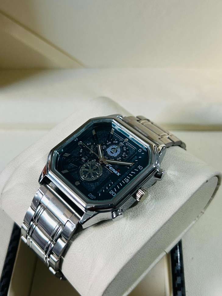 Shopsy FANTON WATCHES Luxury Men’s Quartz Wristwatch - Square Dial, - Image 4