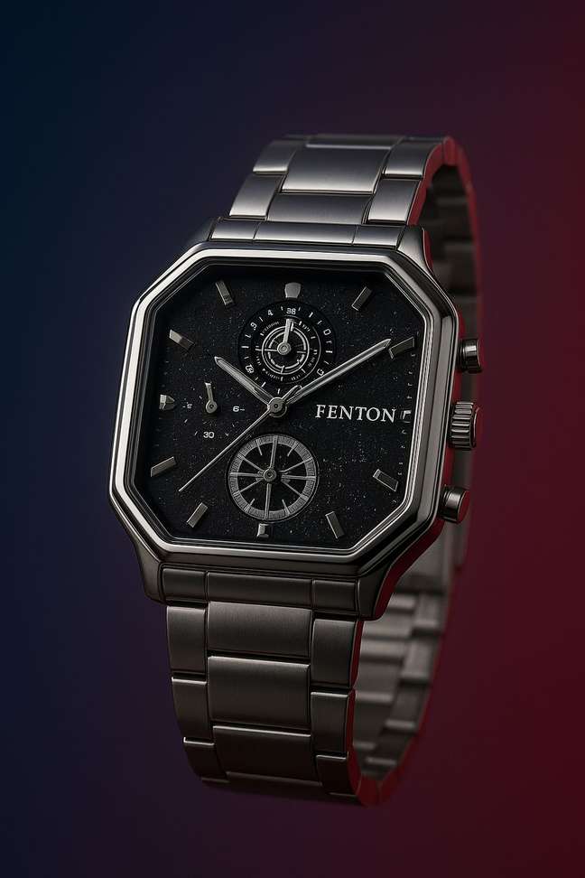 Shopsy FENTON WATCHES FW-116 Black Analog Watch - Image 7