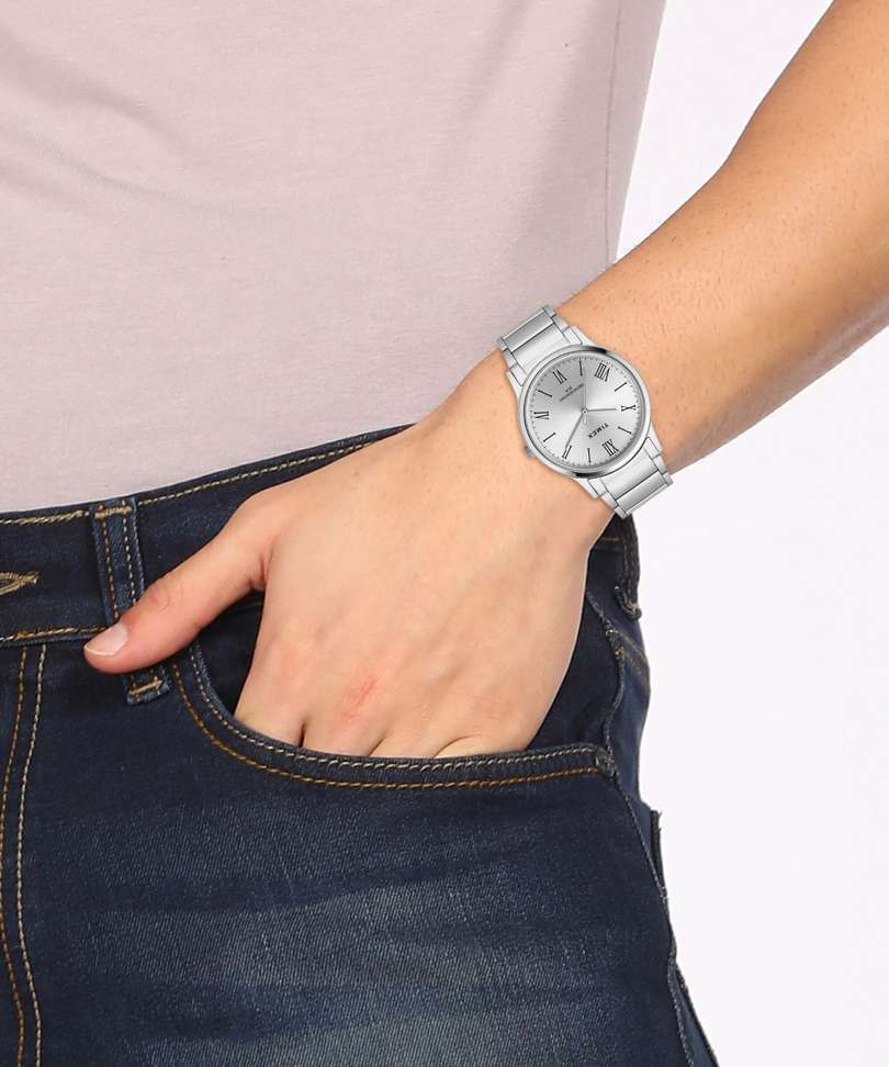 Shopsy TIMEX TW00ZR347 Silver Dial Stainless Steel Watch - Image 6