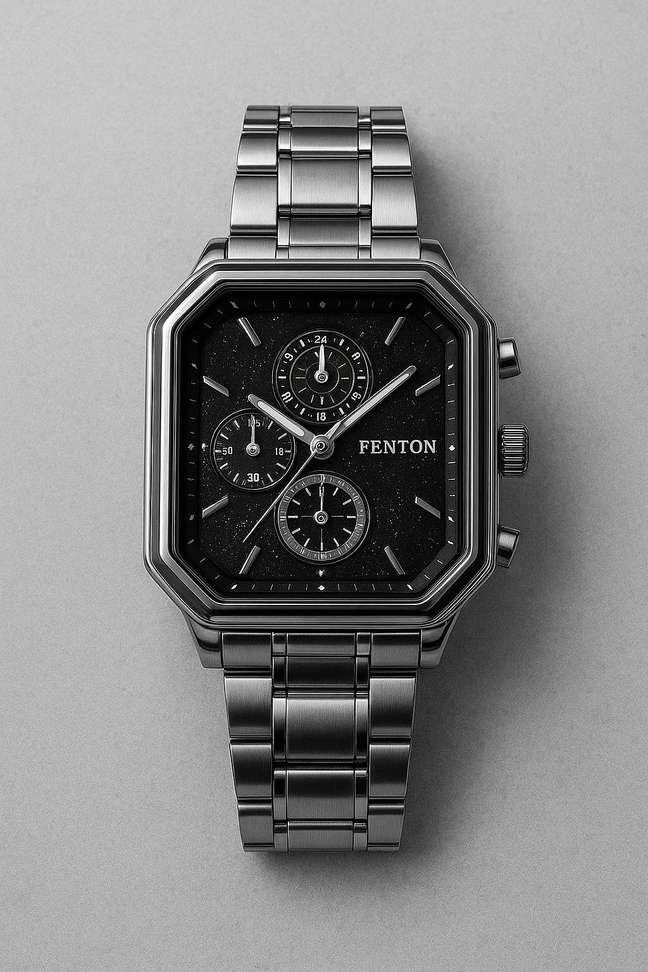 Shopsy FENTON WATCHES FW-116 Black Analog Watch - Image 6