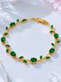 Shopsy Ziviana Store Emerald Gold-plated Bracelet - Image 7