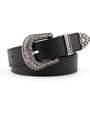 Shopsy SYGA Women Black Genuine Leather Belt - Image 8