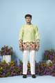 Shopsy HOUSE OF SANSKRUTI Men Floral Print Straight Kurta - Image 7