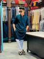 Shopsy KURTAFORMEN Men Chikan Embroidery Straight Kurta - Image 8
