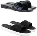Shopsy Kapani Women Pink, Black Flats - Image 3