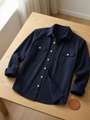 Shopsy VG BROTHER Men Striped Casual Grey Shirt - Image 7