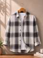 Shopsy ZONANZA Men Checkered Casual White, Blue Shirt - Image 7